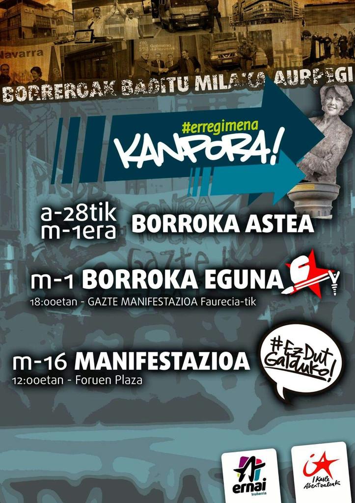 Guk ez dugu galduko!! M-1ean ere #Erregimenakanpora vimeo.com/125802734 <a href="/AhotsaInfo/">Ahotsa.info</a> @topatuinfo <a href="/kalekalde/">Kalekalde</a>