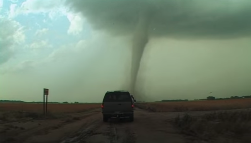 Peak tornado time for Southern states. Any link between twisters &amp; climate change? Video bit.ly/1bOTlmN