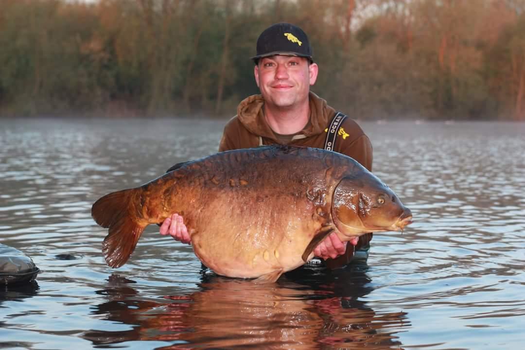 Another 50 for mad baits ! Colin from st ives fishery caught by tester dave on a wicked white pop up glugged in zing!
