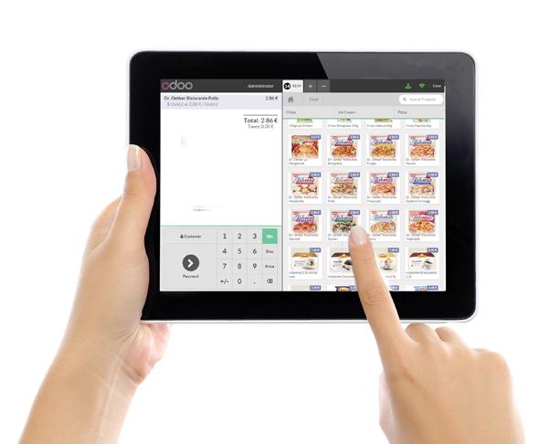 Odoo's tweet photo. Discover the new Odoo POS for shops and restaurants http://t.co/hFIiXS91r0 #Restaurantsoftware http://t.co/8LwqjDEfV7