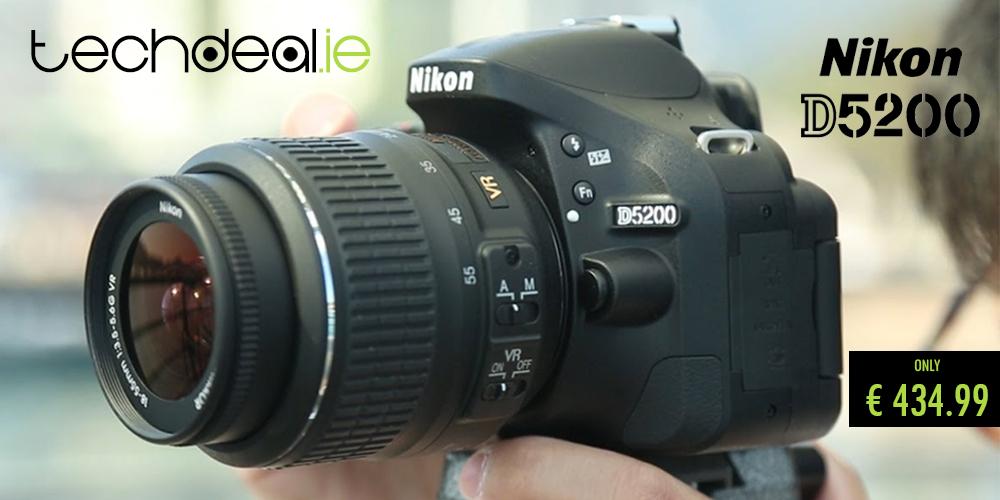 TechDealie's tweet image. Coming soon on techdeal.ie The Award Winning Nikon D5200 w/ 18 - 55mm VRII Lens Kit at an astonishing €435
