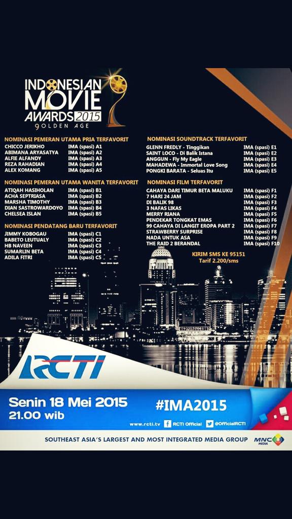 Vote @saintlocoband Nominasi OST Terfavorit Ketik:IMA(spasi)E2 Krm:95151 #ostdibalik98 #dibalikpintuistana #SAINTLOCO