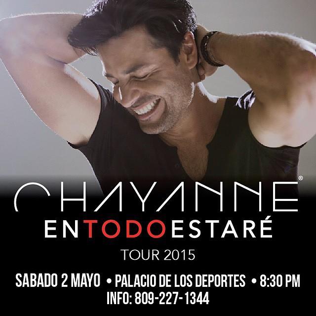 VacilandoRD's tweet photo. El Astro Regresa !

@CHAYANNEMUSIC  Sabado 2 Mayo -  Palacio de los Deportes - 8:30 PM http://t.co/g742FWAvXa