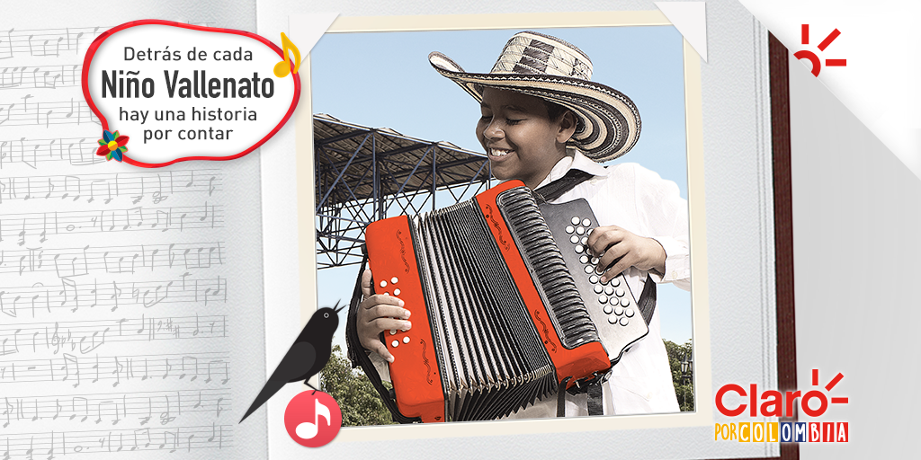 ClaroColombia's tweet photo. Claro apoya los sueños y el talento de todos los niños del @FESVALLENATO #ClaroPorColombia http://t.co/GMtmvqvUu5