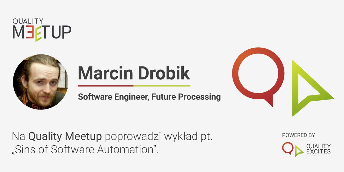 QualityExcites's tweet photo. Piąta edycja #qualitymeetup już jutro. Zapraszamy! @FutureProcessin http://t.co/btSc9QaHf9 http://t.co/O7JVV4Mx41