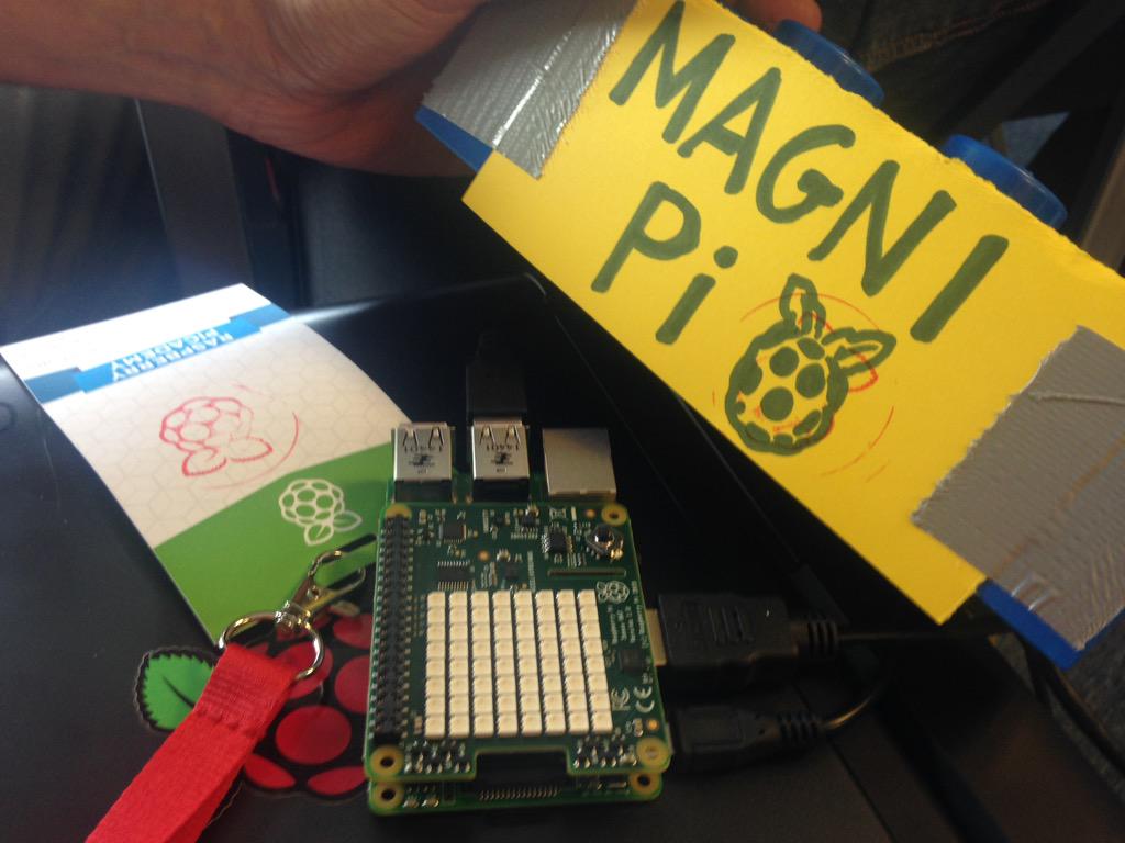 elanimcd's tweet image. Hacking this #astro_pi with @DesignSaunders measure earthquakes with our #Magni_pi #picademy