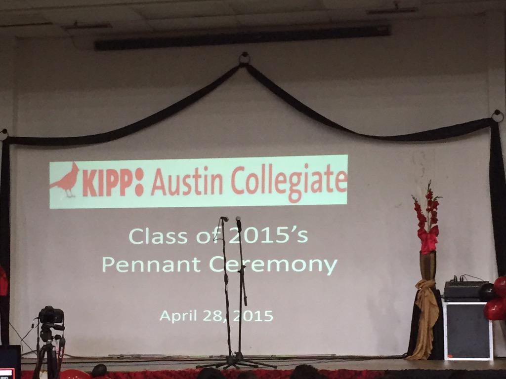 JohnMellios's tweet photo. Excited for the KIPP pennant ceremony. Best event of the year. #kippatx @KIPPATX http://t.co/v1n5sCVer2
