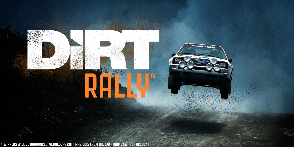 EASPORTSWRC's tweet photo. RT for a chance to win a copy of DiRT Rally. Out Now! http://t.co/BZ23MQEZkA http://t.co/96OvBE920x