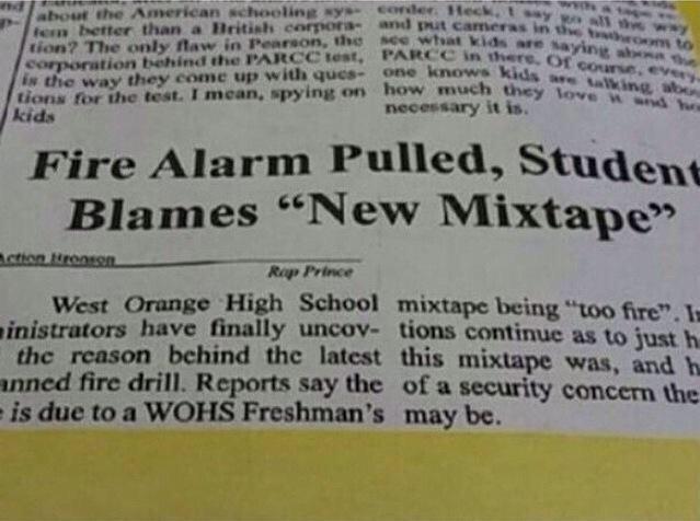 DallasK's tweet image. When your high school is on point