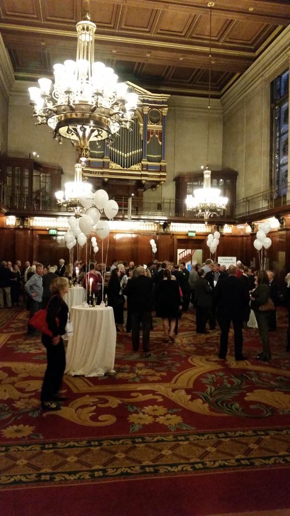 CasellaHQ's tweet photo. #casellagetconnected at the Merchant Taylors Hall #IOHA2015 http://t.co/AGl3i86jF6