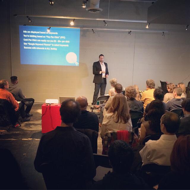 WebFriendly's tweet photo. Here's @MattsMedia and @TheRobGreen rockin the stage at #InternetMasterminds http://t.co/C3vYli7l52