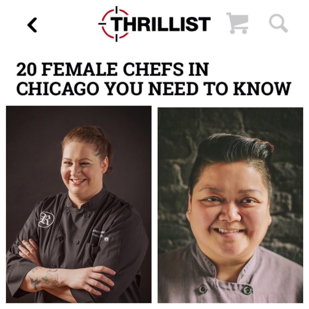 BillyDec's tweet image. "20 Female Chefs to Know" bit.ly/1GsyWvl via @Thrillist (@Amanda2581 @Rockit, ChefElla &amp;amp; @DuckInnChicago)