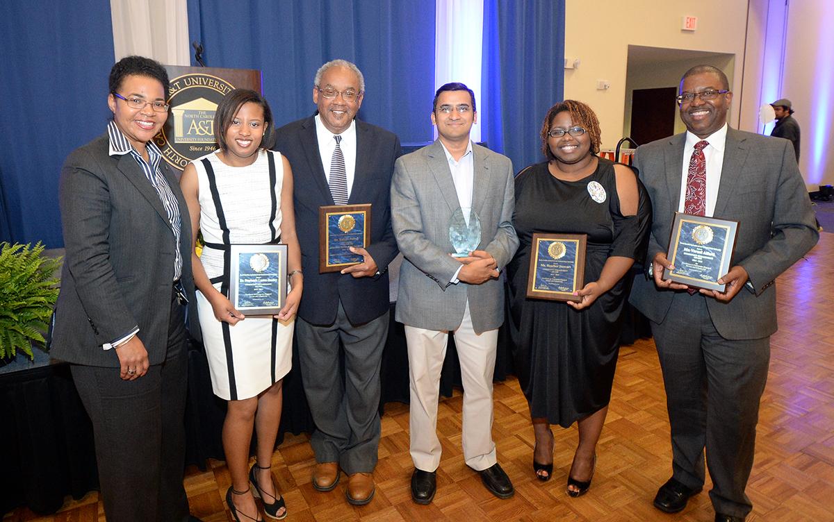 NCATEngineering's tweet image. Faculty Awards Celebration of Excellence in Teaching, Research and Community Engagement #AggieEngineering