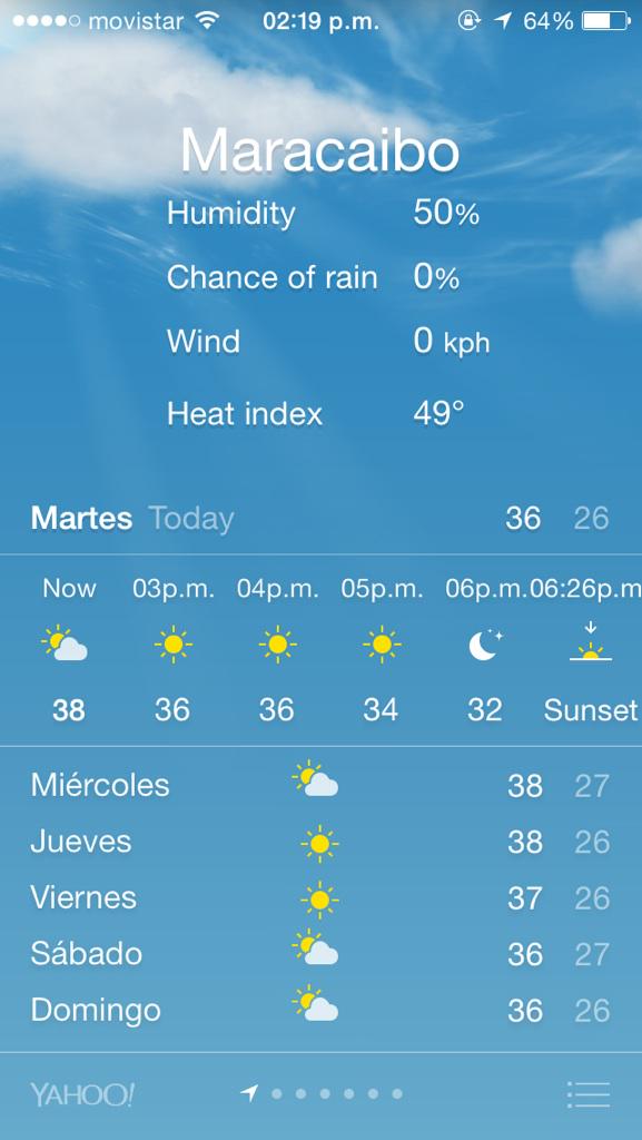 noelvidal's tweet photo. Nada pues sensacion termica 49 inhumano http://t.co/VHtK5rKklL