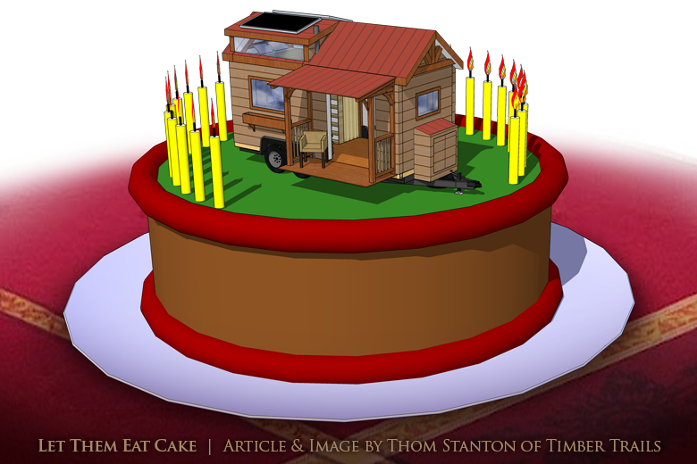 Peeling back the layers of #TinyHouse #BuildingCodes. Let them eat cake! &gt;&gt;
TimberTrails.TV/Need-to-Meet-o…