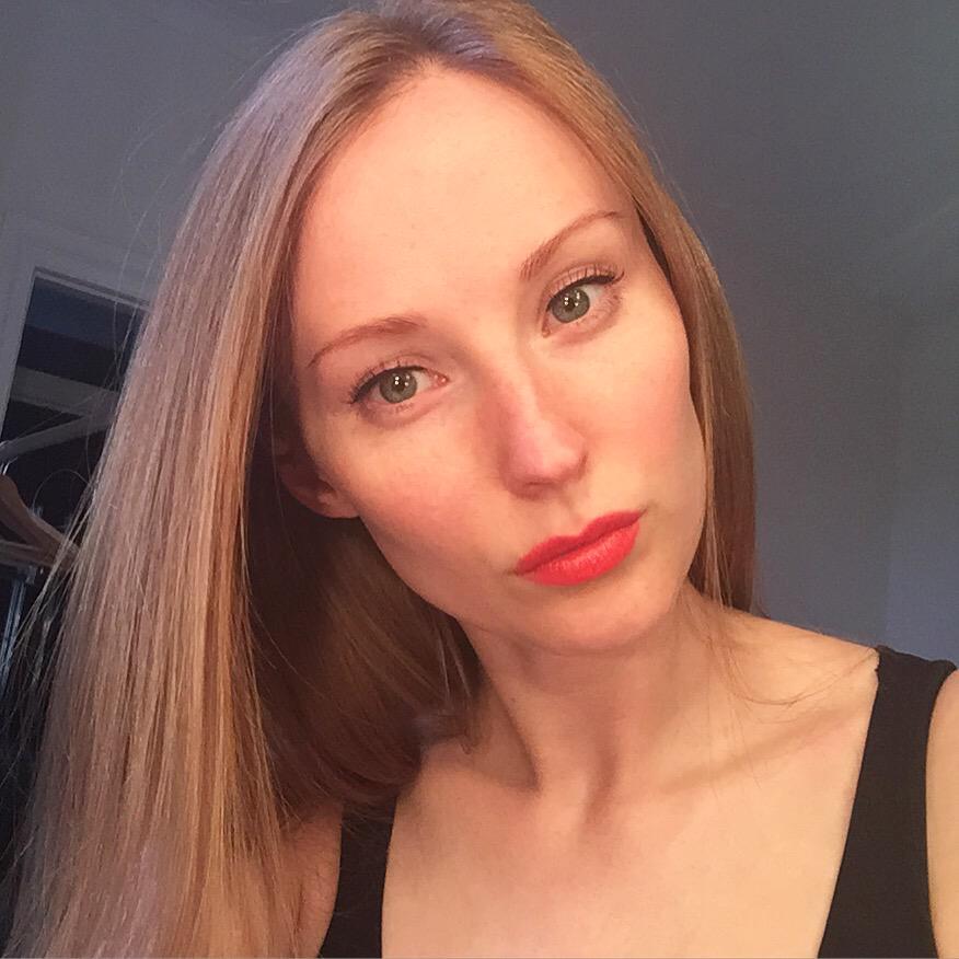 Been feeling super tired lately, but love a red lip to brighten things up #YSL #redlips