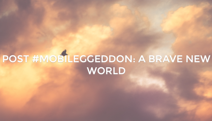 CHCDigital's tweet photo. A week after #Mobileggedon. Has your #website survived? #DigitalMarketing #Blog. http://t.co/cdcg61OOwX http://t.co/27QbTHDSEF