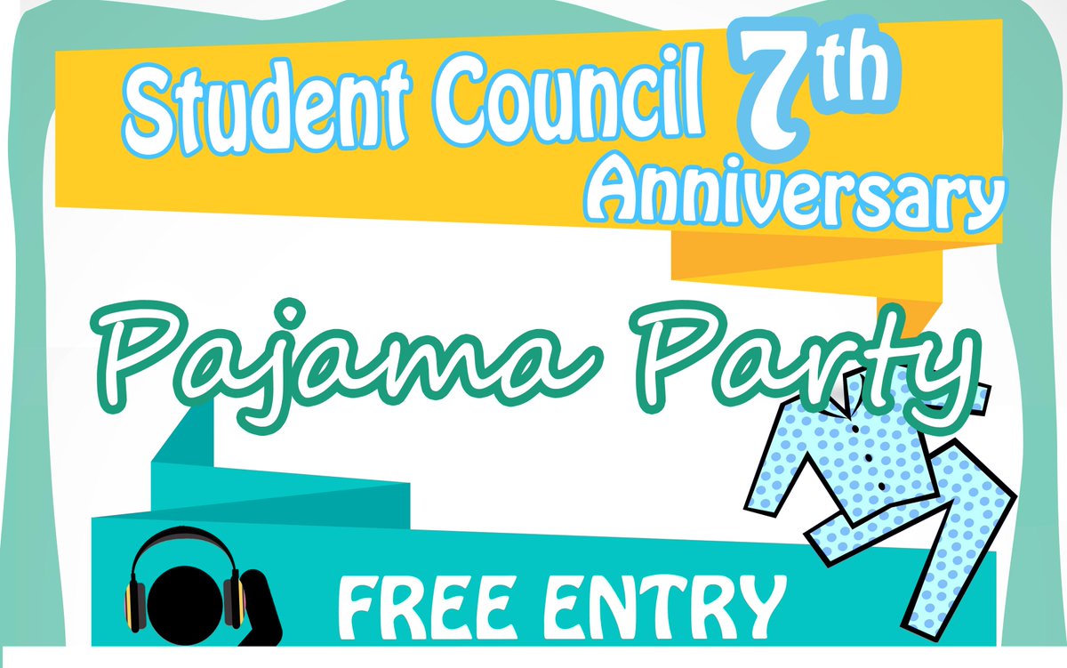 mdissc's tweet photo. STUDENT COUNCIL PAJAMA PARTY! *FREE ENTRY* Canadian pizza,pajamas&amp; Pillowfights,lets have a chill time on 30th at 7pm http://t.co/raUyE6xA3j
