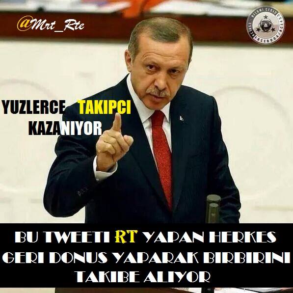 MertBugraYlmz's tweet image. BU TWİTİ RT 👈
YAPANLAR
GERİ DÖNÜŞ YAPARAK
BİRBİRİNİ TAKİBE ALIYOR
YÜZLERCE TAKİPCİ KAZANIYOR
Yeni Hesabım 👉 @Rte_Mrt