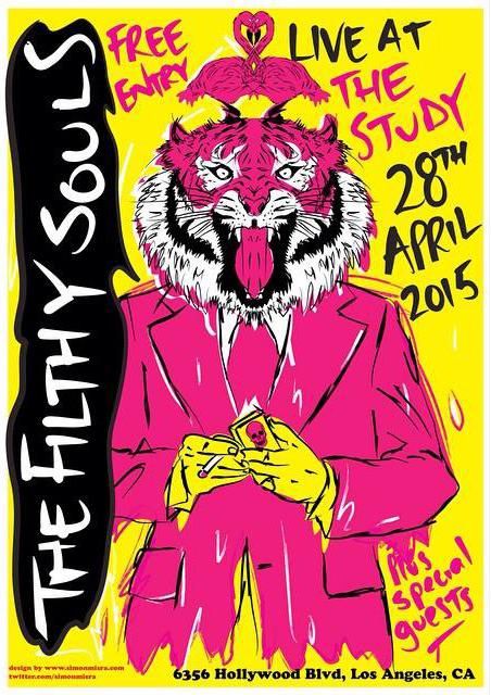 ImAFilthySoul's tweet photo. Don't forget, FREE @thefilthysouls show tonight at @thestudyhwood! #ImAFilthySoul http://t.co/CCKhv6Lx3w
