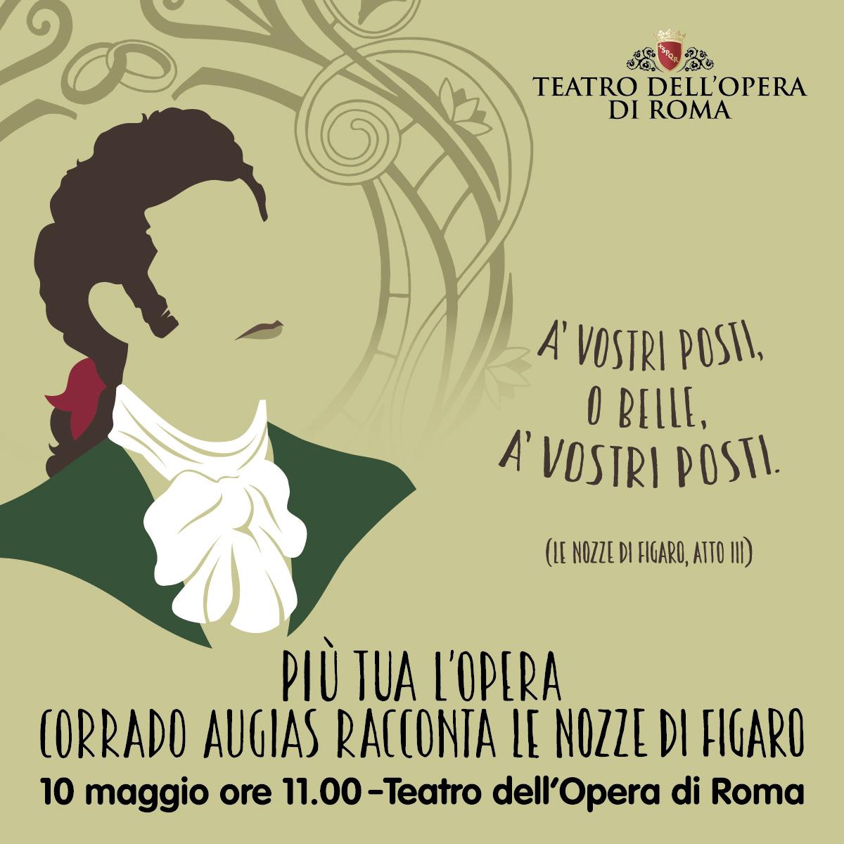 OperaRoma's tweet photo. #CorradoAugias racconta Le nozze di Figaro grazie al sostegno di @LottoEventi #piutualopera
http://t.co/dnvLcq8JHP http://t.co/3Kchqe8kX4