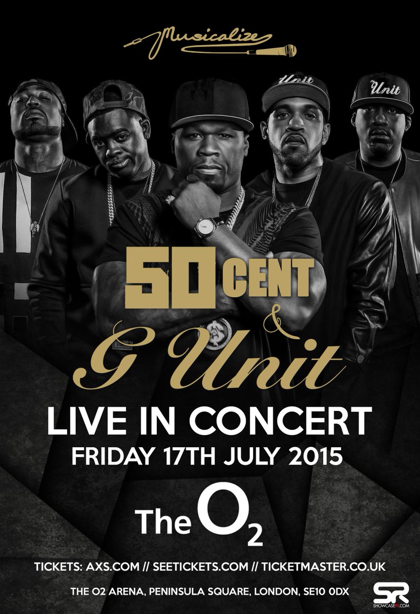 50cent's tweet photo. LONDON! Dont miss us.it s going down #SMSAUDIO #FRIGO #EFFENVODKA @showcasepr @Musicalize http://t.co/cgVpyHPSHj