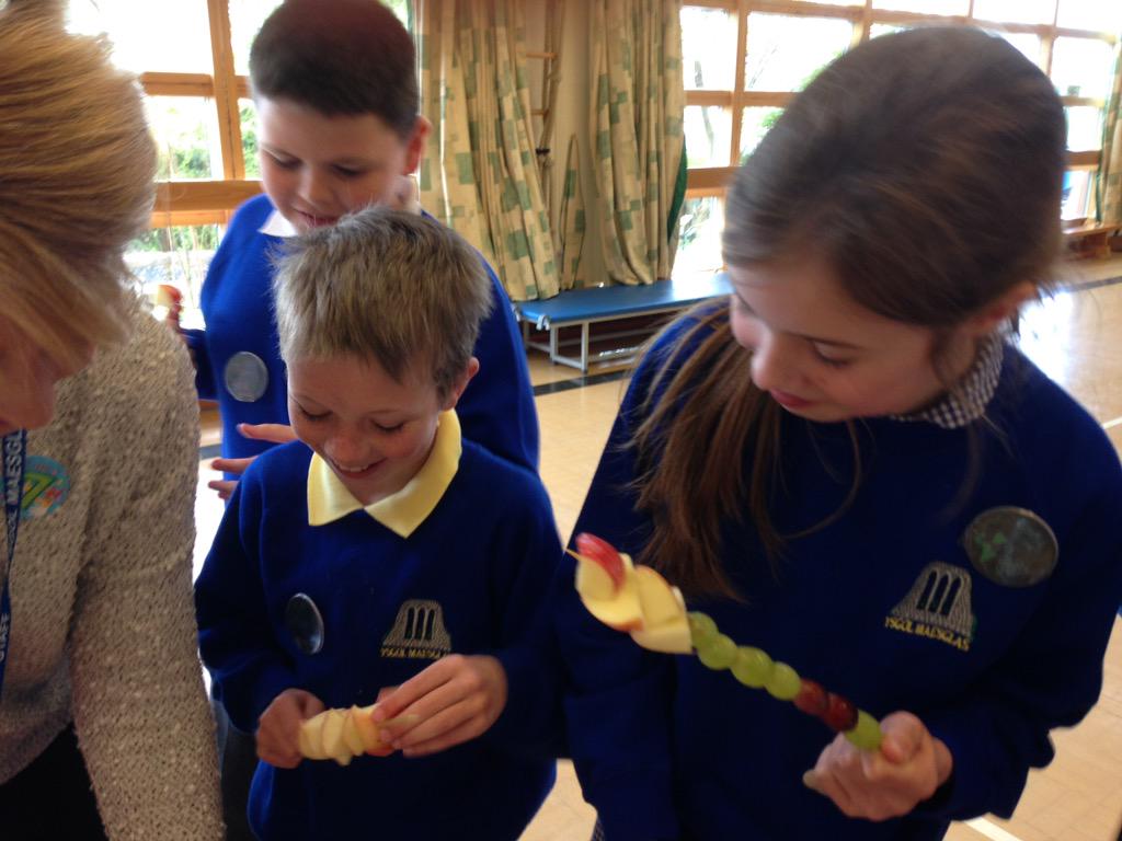 mrsglloyd's tweet photo. @YsgolMaesglas Fruit kebabs for snack at Pyramid club this evening. Yum. http://t.co/DIpiOfKyw8