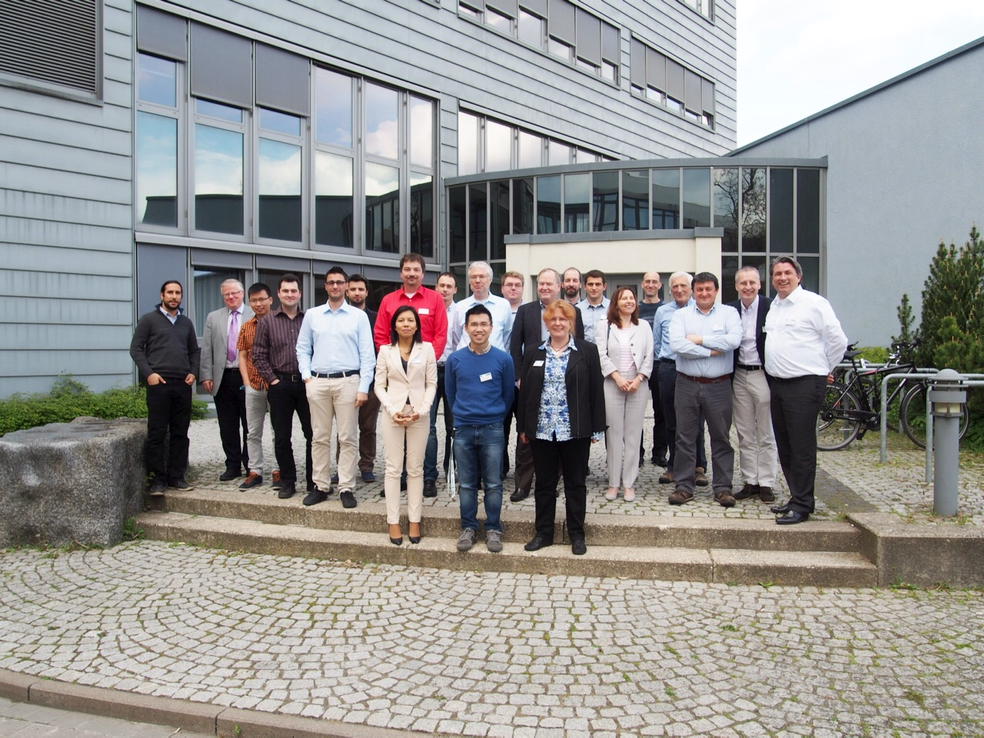 ForgetITProject's tweet photo. A photo with high preservation value: ForgetIT team, our project reviewers and the EU officer at the 2nd year review http://t.co/OZm3xKnIhd