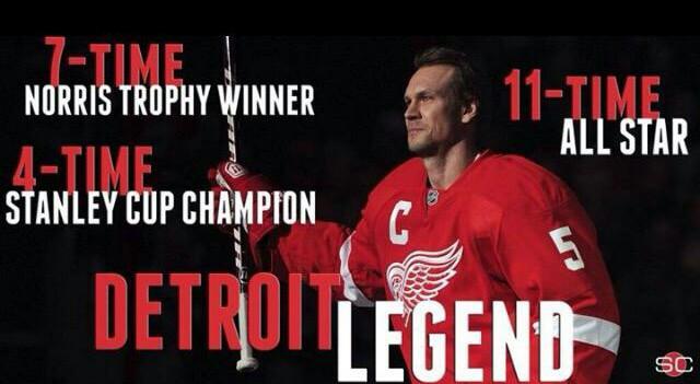 Happy birthday Nicklas Lidstrom! You are severely missed.   