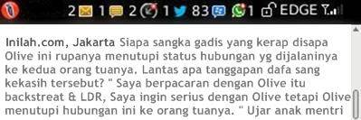 siolive_34's tweet photo. ka Olive S.Pd @siolive_ #siolive_ &amp; ka @dafahadiningrat ..ehem2 http://t.co/qK1TXweYXy