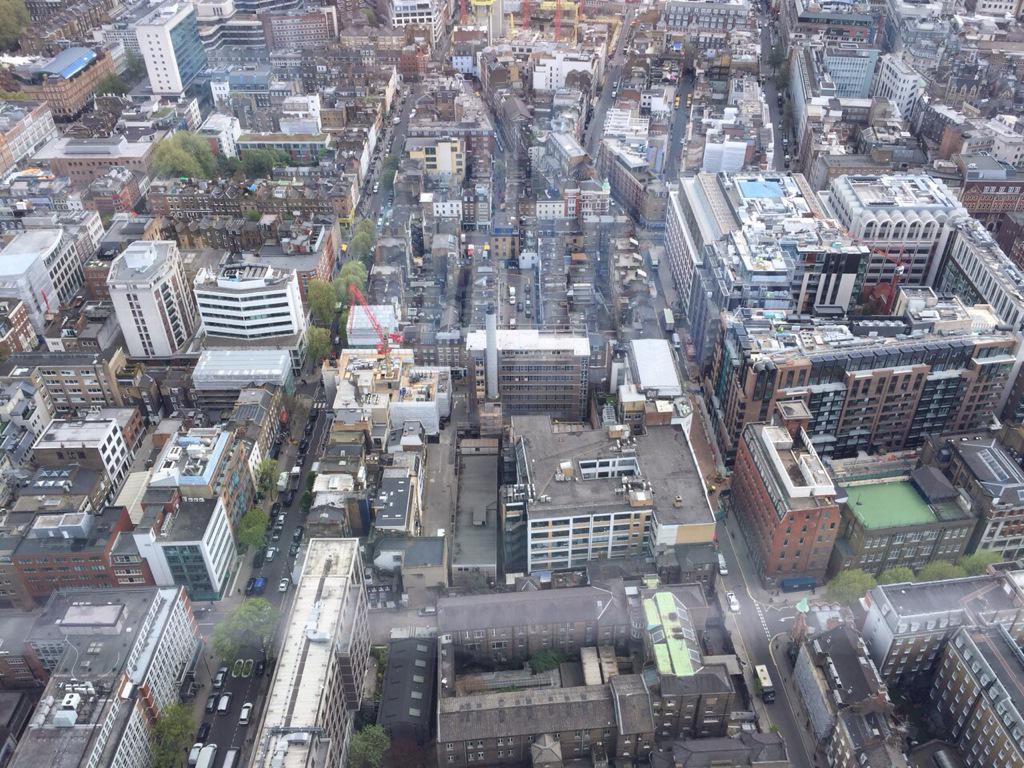 chssecurity's tweet image. Lovely view from the BT Tower while having lunch