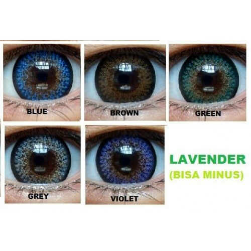 Soflens Lavender 85rb  (sudah termasuk air 60ml)