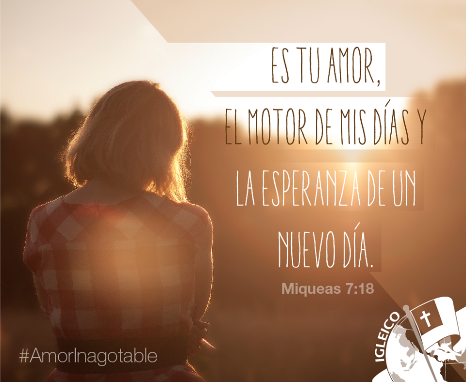IGLEICOoficial's tweet photo. "...porque tú te deleitas en mostrar tu amor inagotable."
Miqueas 7:18 (NTV) #AmorInagotable #IGLEICO #YoSoyInter http://t.co/SQaNUuy9yW