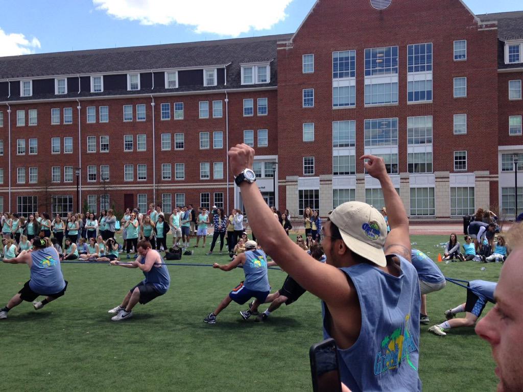 SPDatUD's tweet photo. Recap of Greek Games: The brothers placed 1st in the relay race and 2nd in Tug O' war. Great start to the week http://t.co/qctrGVf2eE