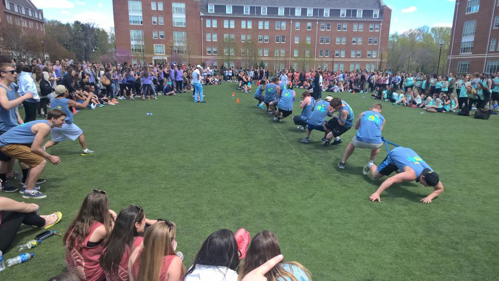 SPDatUD's tweet photo. Recap of Greek Games: The brothers placed 1st in the relay race and 2nd in Tug O' war. Great start to the week http://t.co/qctrGVf2eE