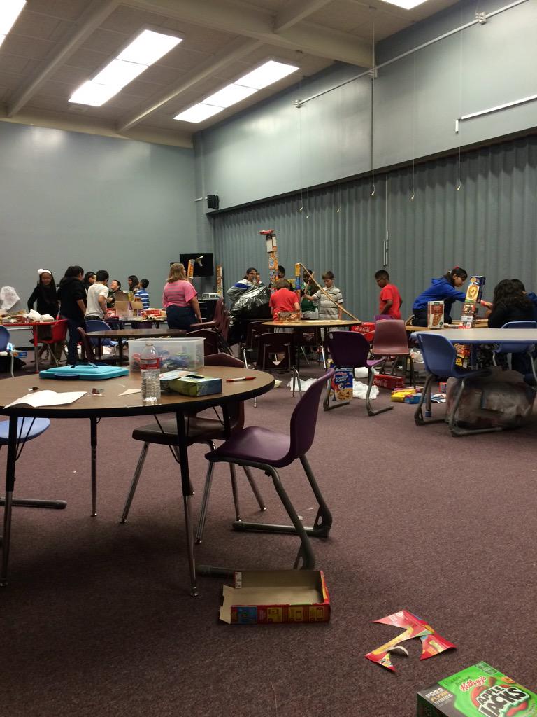 5th grade excited about working in their marble roller coaster project! #heschat