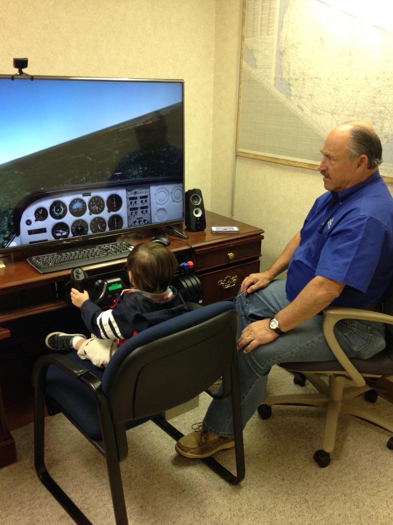Cheftreyp's tweet photo. Youngest pilot in TAA history!! http://t.co/DA1sPKyVRf