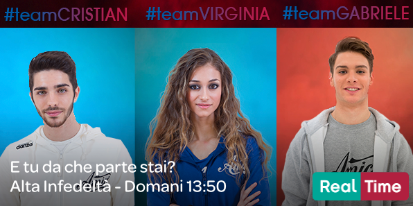 realtimetvit's tweet photo. .@defilippi_m ci abbiamo già pensato, la puntata andrà in onda domani alle 13:50! #AltaInfedeltà #Amici14 http://t.co/kQHlv5VuVt