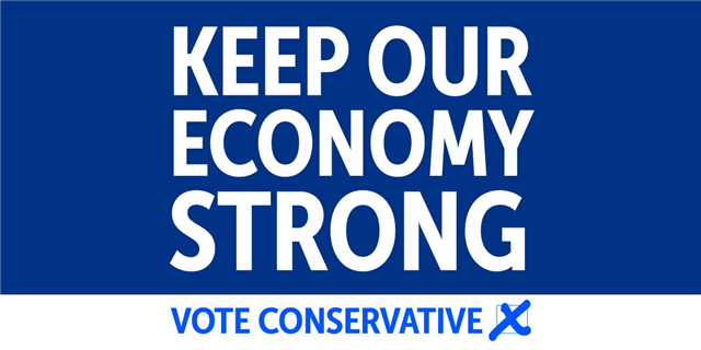#VoteConservative to keep the economy strong. #GE2015 #SecureTheRecovery betterfutu.re/1EA8ROc