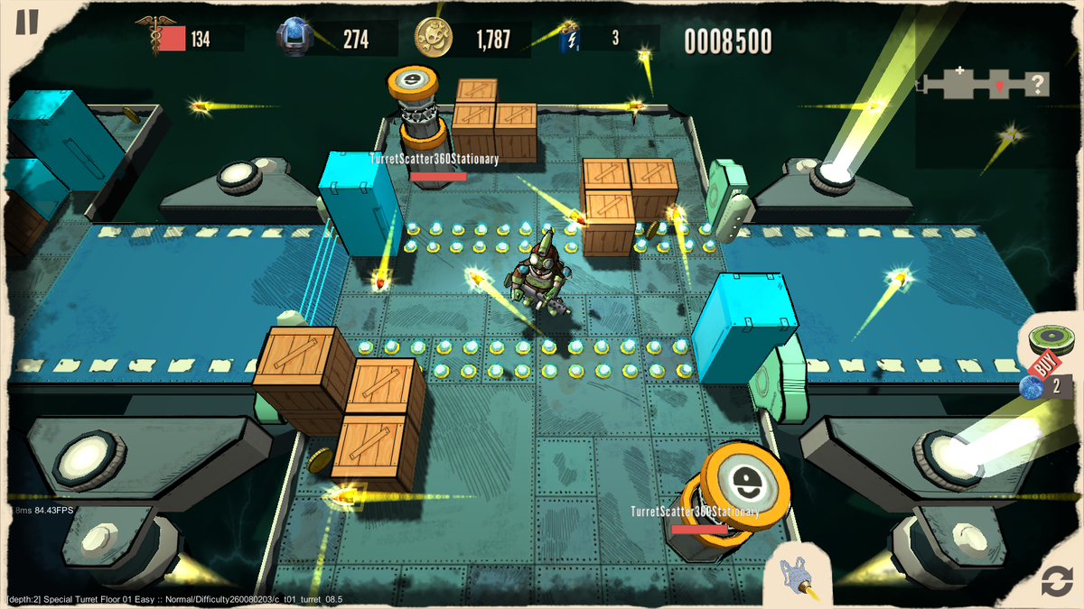 fun2robots's tweet image. ... an ocean of danger with a pinch of zen spot. #roguelike #gamedev #indiegamedev Free on WP is.gd/GetFutureFacto…