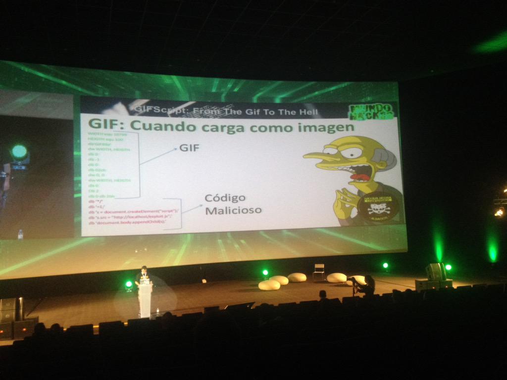 kinomakino's tweet photo. mejor charla #MundoHackerDay la dan 3 tipos que sumarán 60 años entre todos. Madre mía la escuela de @navajanegra_ab http://t.co/mnaO9dhbAp