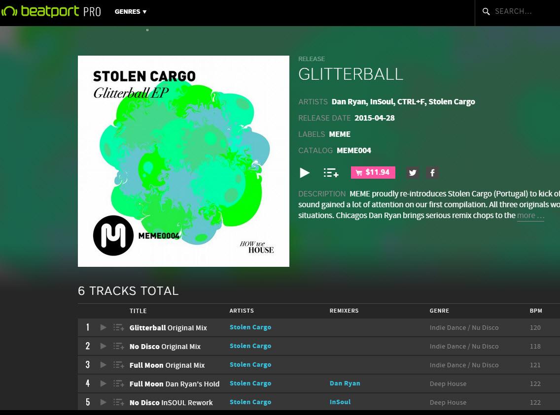 MEMESounds's tweet photo. #GlitterballEP @beatport @Stolen_Cargo @DanRyanSound @Bjelomusic #InSOUL CTRL+F Remixes  http://t.co/vfWtiGdL28 http://t.co/HhLIuk9bcz