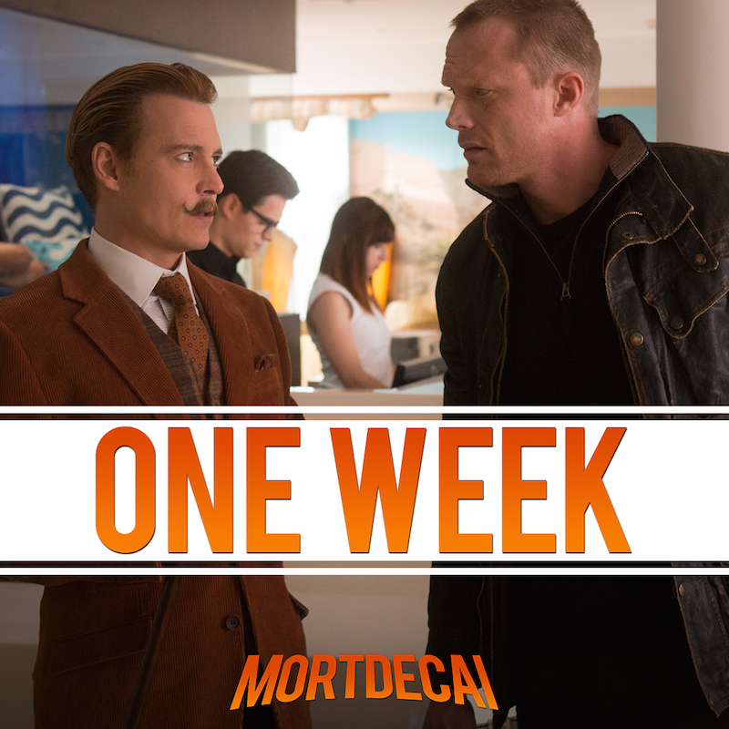 PartTimeRogue's tweet image. His arrival is imminent. Mortdecai is on Digital HD in just one week! mortdecaimovie.com