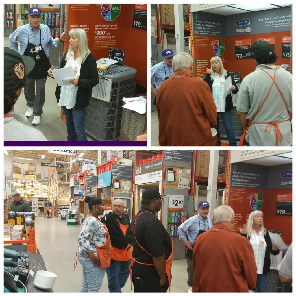 NickiH76's tweet photo. #SpecialtyTuesday here @THD0542 with Lori from  #J&amp;SAir , teaching us about the services and products they offer. http://t.co/49MnZGWLZ8