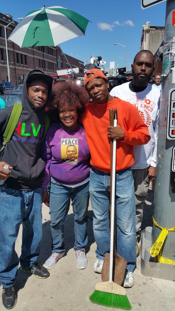 LEDbaltimore's tweet photo. Citywide cleanup. The real #Baltimore. http://t.co/5EsfDAnFmh