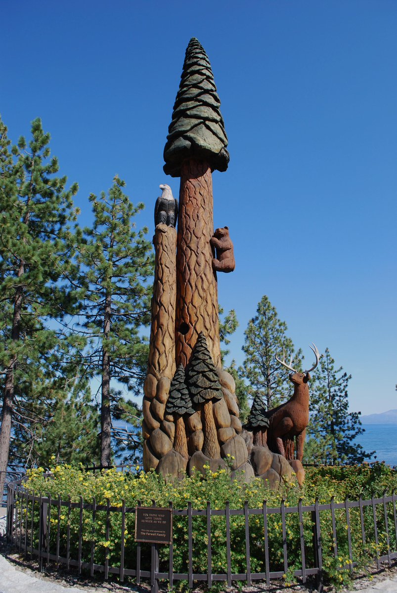 KathBoydFellure's tweet photo. #TahoeCity #LakeTahoe #CommonsBeach #Bigtreewoodcarving
near where the Big Tree stood in the middle of HWY 28 http://t.co/c4qhIl1bNi
