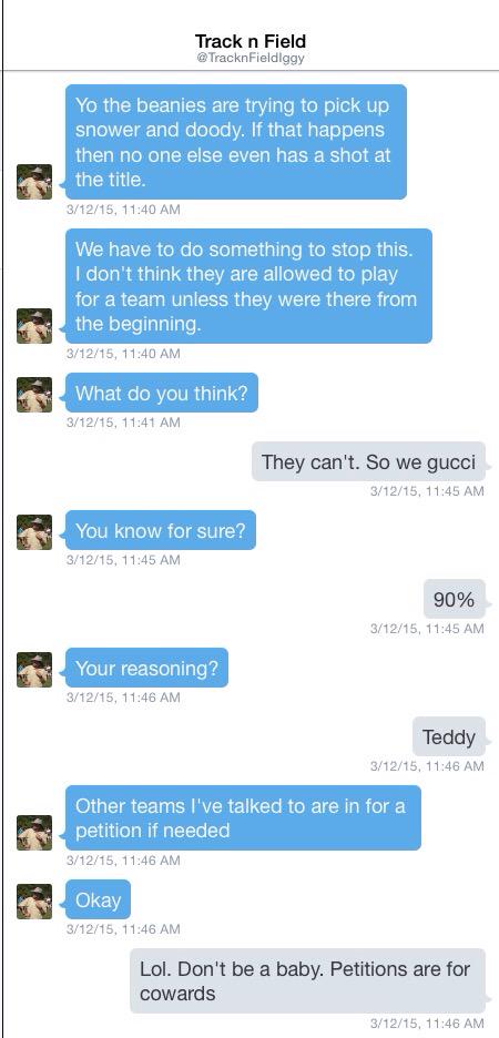 BishUniversity's tweet photo. I'm not saying Track and Field is soft, I'm just saying our dms suggest otherwise http://t.co/S6G5Gp8p0W