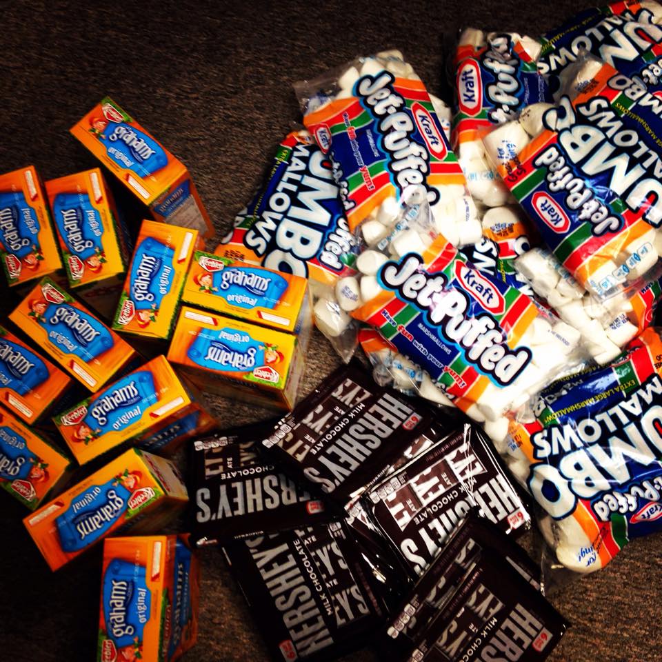 BlueTentSC's tweet image. It's a good day when your biggest concern is "where are we gonna store these s'mores?!" Thanks so much, Seneca JWC!!