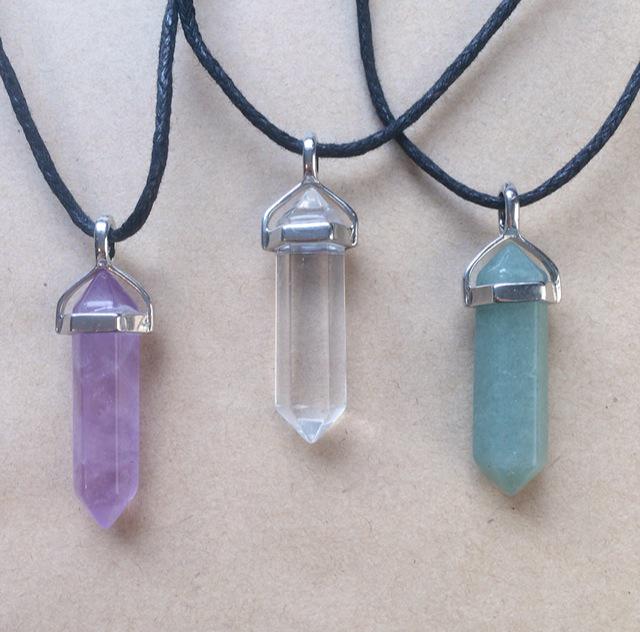 LunaLagoonStore's tweet photo. Gemstone Point Pendants are now online at http://t.co/keRBkQILoc ✨✨✨ http://t.co/LYp5zfEkC3