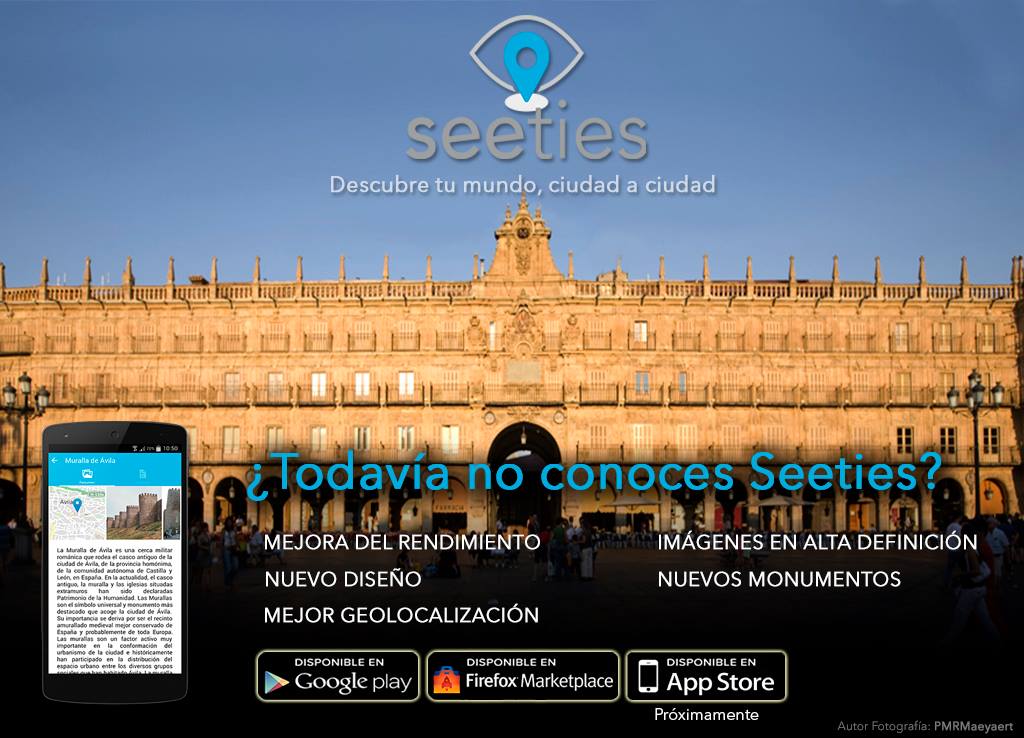 SeetiesApp's tweet image. Hoy lanzamos la nueva aplicación para Android y Firefox
#turismo #turismoCyL
Descárgatela! ;-)
goo.gl/4Wq9zZ